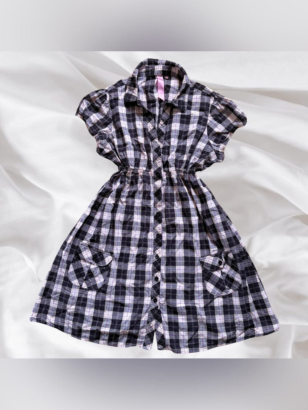 Y2K Taylor Swift Plaid Button Down Dress